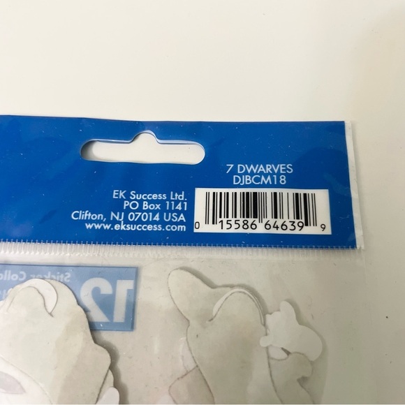 Disney Dwarfs Sticker Set with Colorful Gems - Picture 8 of 16